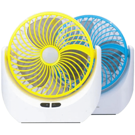 JY Super lithium rechargeable mini table fan with LED light - JY-1880