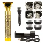Vintage T9 Hair Cutting Machine Hair Trimmer Electric Hair Clippers Shaver Beard Trimmer Men Hair Cutting T Style Machine Rechargeable Hair Trimmer