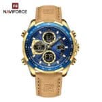 Naviforce 9197 Stylish Analog Digital Men’s Watch With Dual Display - Image 7
