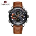 Naviforce 9197 Men’s Sports Watch Dual Time Best Price in Bangladesh