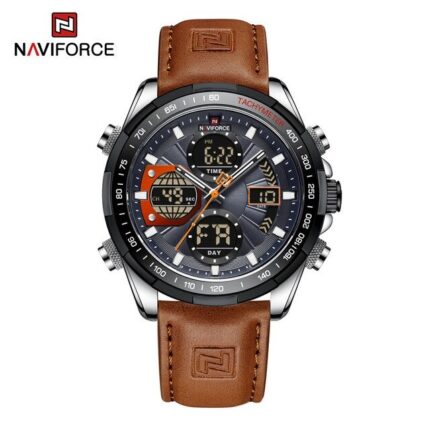 Naviforce 9197 Men’s Sports Watch Dual Time Best Price in Bangladesh