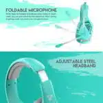 FANTECH VALOR MH86 MULTI PLATFORM GAMING HEADSET, Foldable Microphone, Multi-Platform Compatibility, Adjustable Headband, Noise Cancellation, Mint Edition. - Image 2