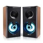 Kisonli U9001 USB Multimedia Speaker Wooden - Image 3