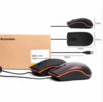 Lenovo Mini M20 Wired Mouse 1200Dpi Optical Usb 2.0 - Pro Gaming Mouse Optical Mice Frosted Surface For Computer Pc & Laptop - Image 3
