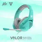 FANTECH VALOR MH86 MULTI PLATFORM GAMING HEADSET, Foldable Microphone, Multi-Platform Compatibility, Adjustable Headband, Noise Cancellation, Mint Edition.