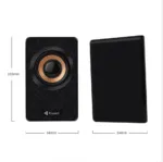 KISONLI KS-01 USB Multimedia Speaker For Laptop Desktop - Image 4