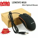 Lenovo Mini M20 Wired Mouse 1200Dpi Optical Usb 2.0 - Pro Gaming Mouse Optical Mice Frosted Surface For Computer Pc & Laptop