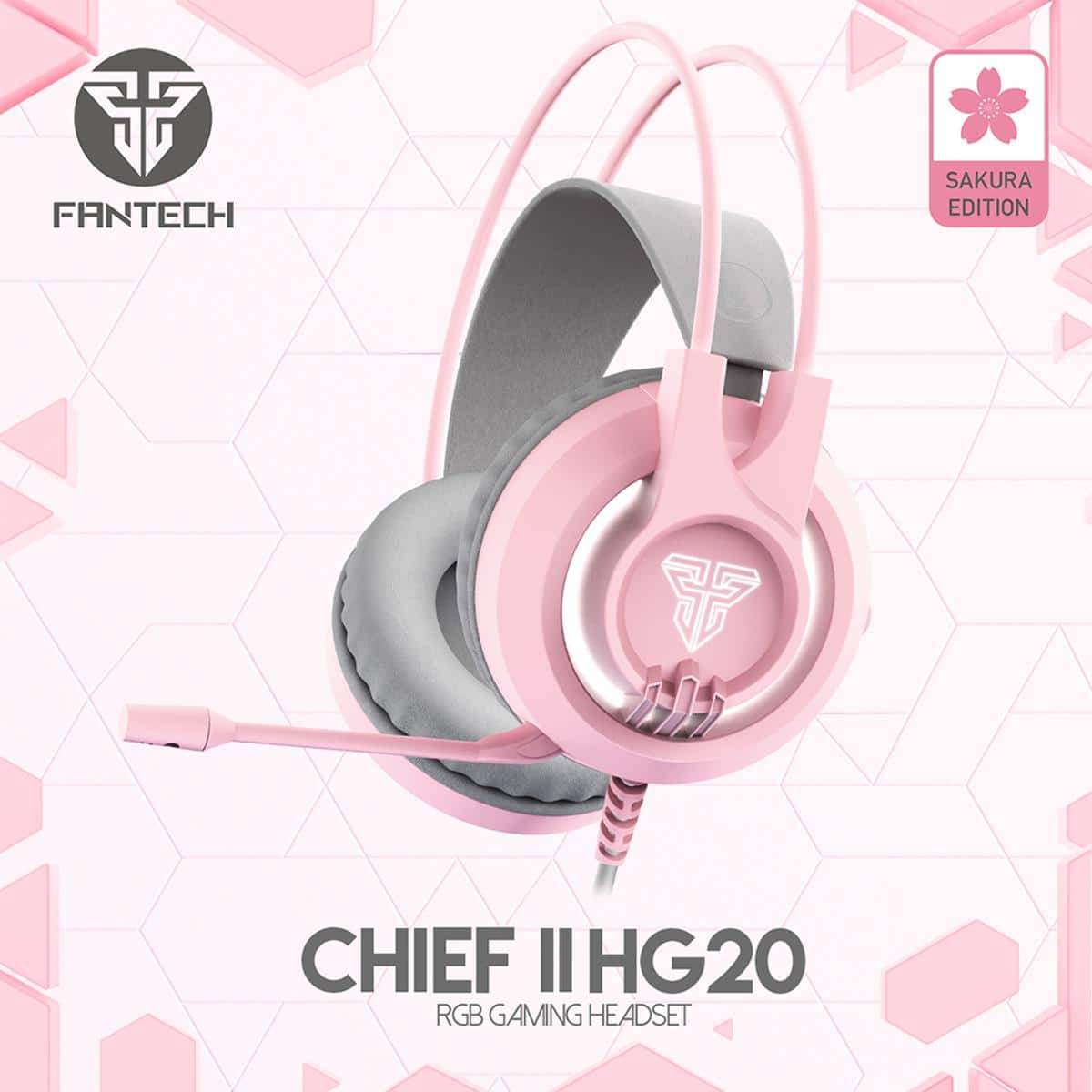 9de657330c87036ee0e0309b9bc342df.jpg FANTECH CHIEF II HG20 Wired Headset Gamer PC 3.5mm PS4 Headsets White LED Earphones with Microphone for PS4 PC Headphone Gamer Pink - Image 1
