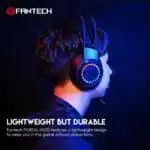 Fantech Portal HQ55 Gaming Headset with RGB Lighting Effect to Enhance Gaming Style, Lightweight but Durable - Image 3