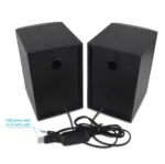 KISONLI T-010 USB 2.0 Stereo Speaker Promotional Stereo Desktop Computer Speakers - Image 3