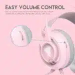 FANTECH CHIEF II HG20 Wired Headset Gamer PC 3.5mm PS4 Headsets White LED Earphones with Microphone for PS4 PC Headphone Gamer Pink - Image 3