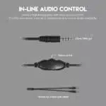 FANTECH MARS II HQ54 WIRED GAMING HEADSET FOR MULTI-PLATFORM COMPATIBILITY PC, XBOX, and PS, MOBILE, PC AND LAPTOP. - Image 4