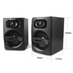 KISONLI T-010 USB 2.0 Stereo Speaker Promotional Stereo Desktop Computer Speakers - Image 2
