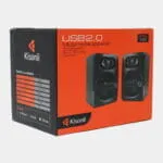 KISONLI T-010 USB 2.0 Stereo Speaker Promotional Stereo Desktop Computer Speakers - Image 4